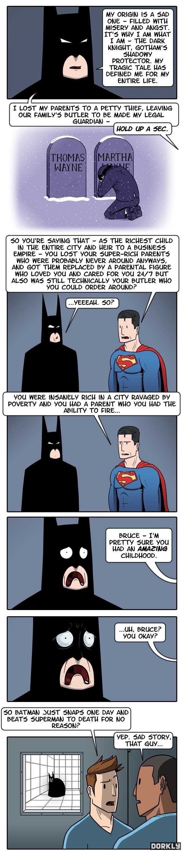 Batman's tragic origins