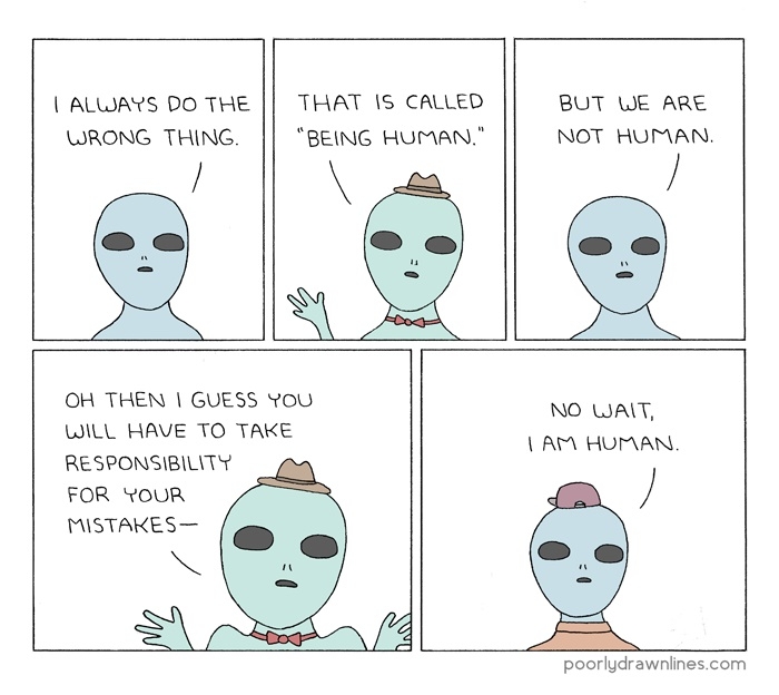 To err is to be human
