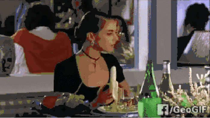 Eating bananas in public