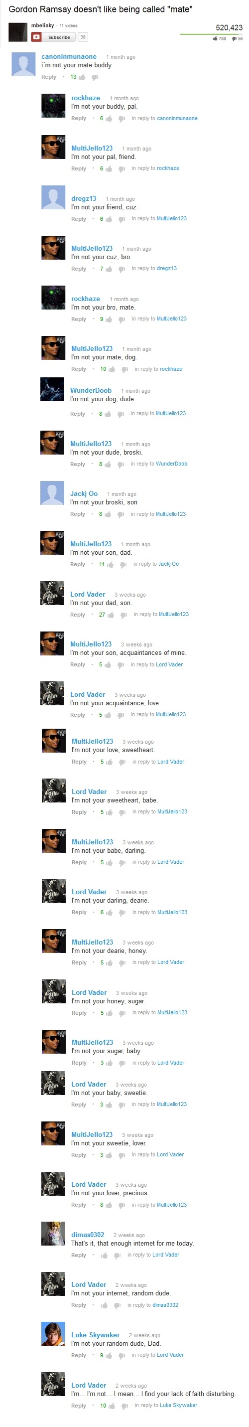 I'm not your dad, mom