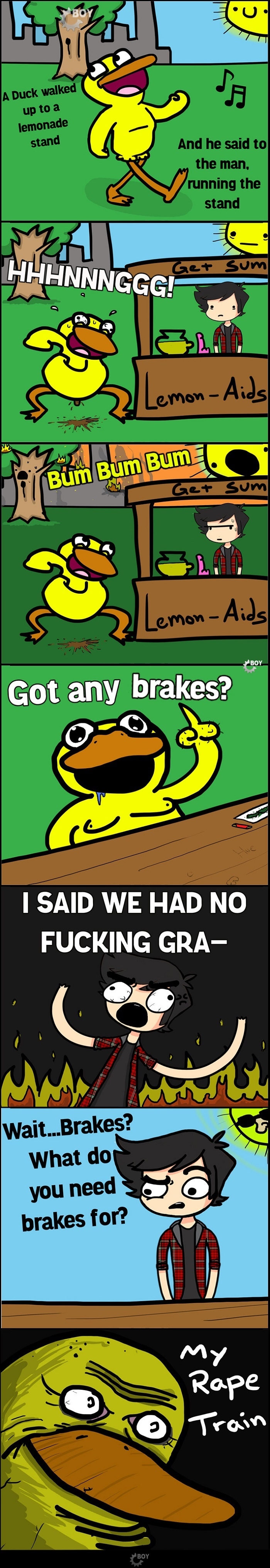 Don't take acid, kids..