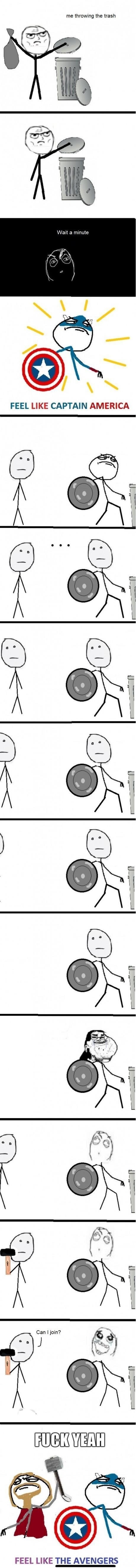 Feel like the Avengers!