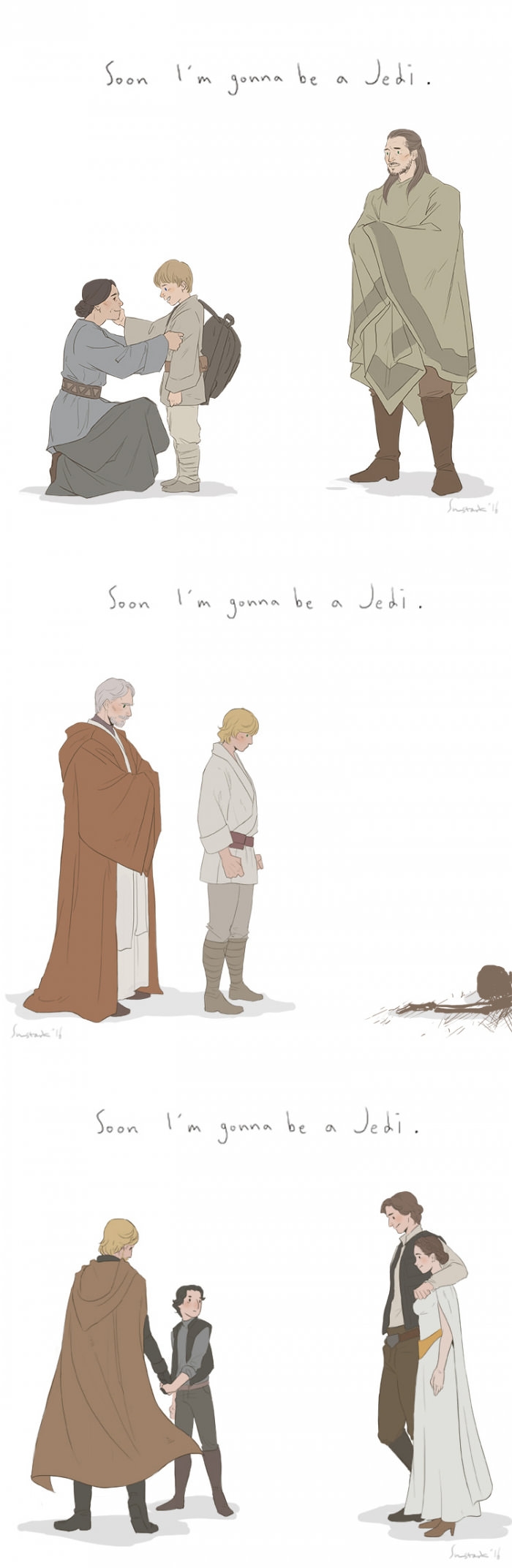 Soon, I'm gonna be a Jedi