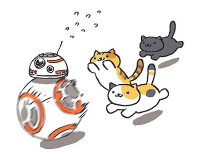 When BB-8 meets cats