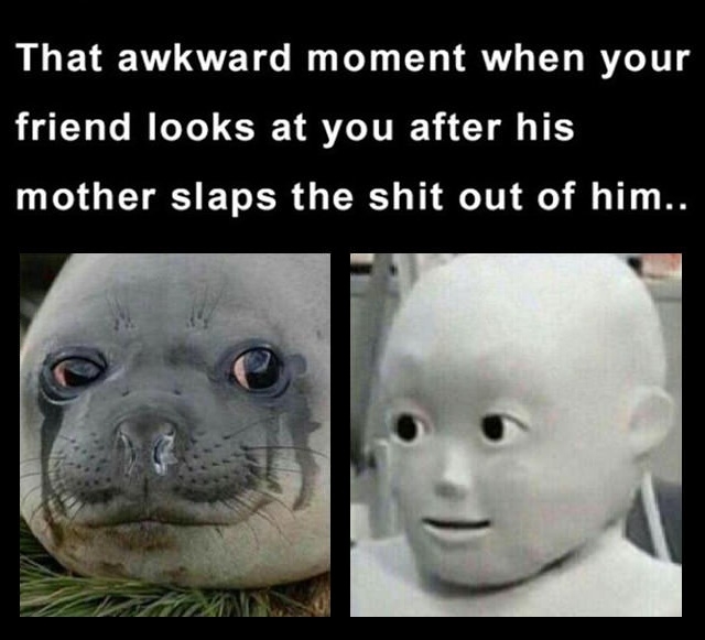 Awkward as f**k