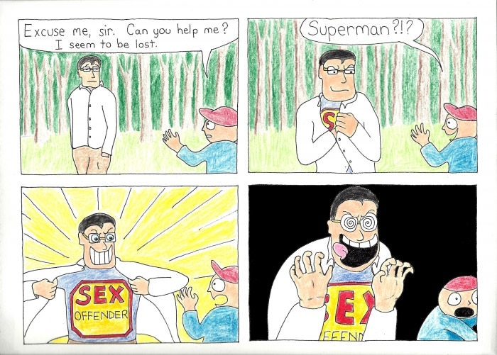 Billy meets a stranger