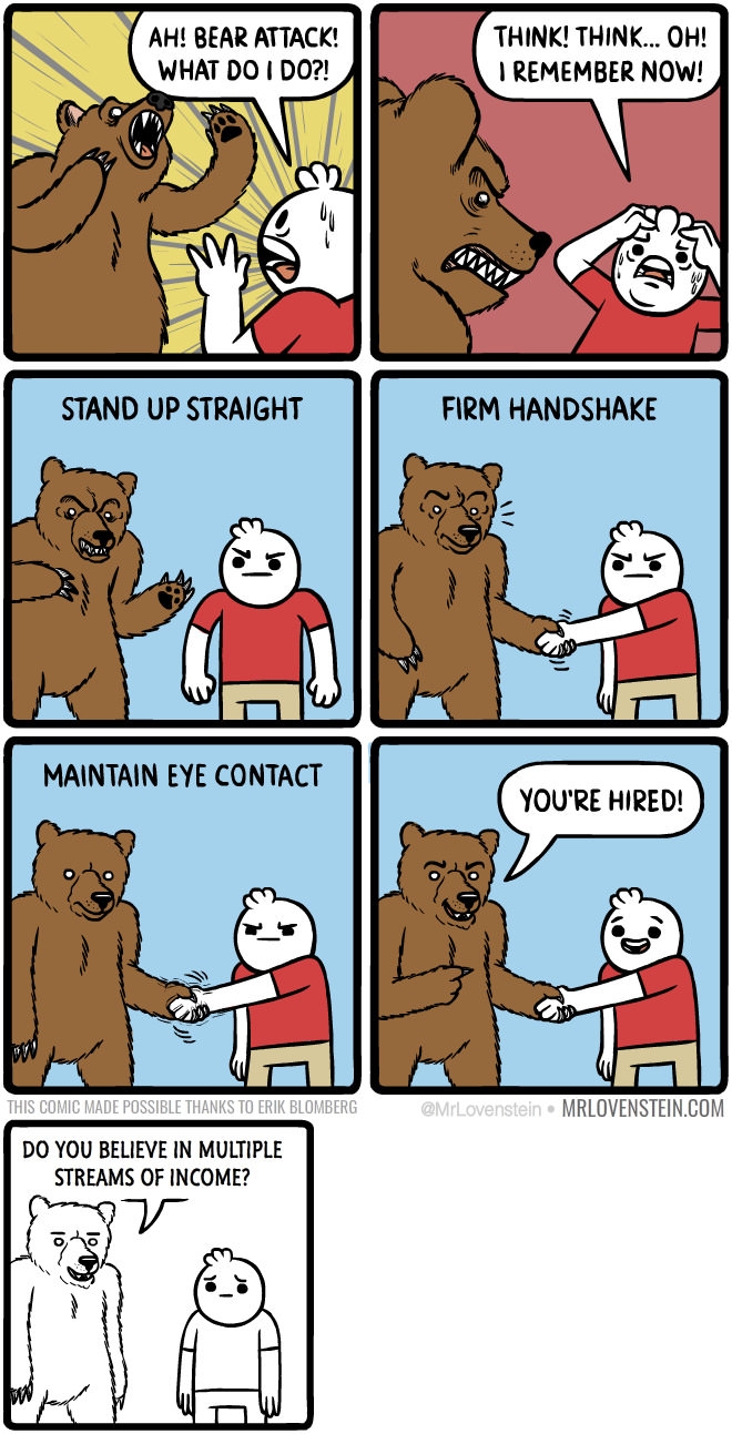 Surviving a bear attack