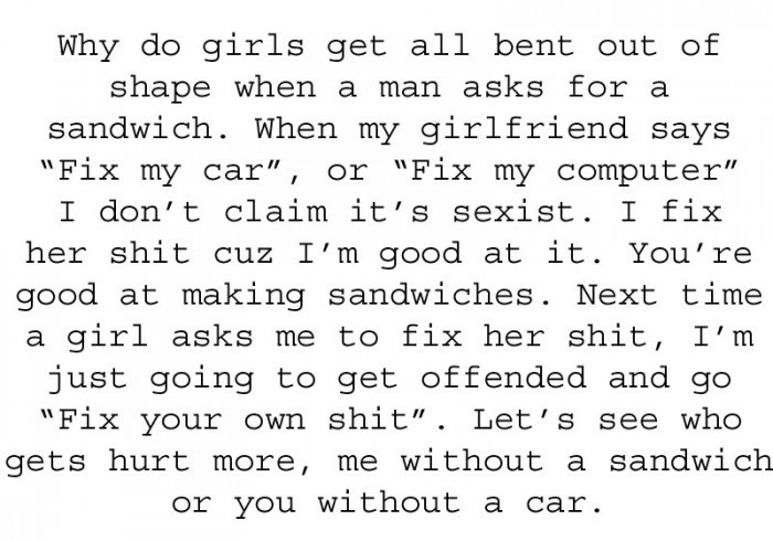 Don't be so s3xist!