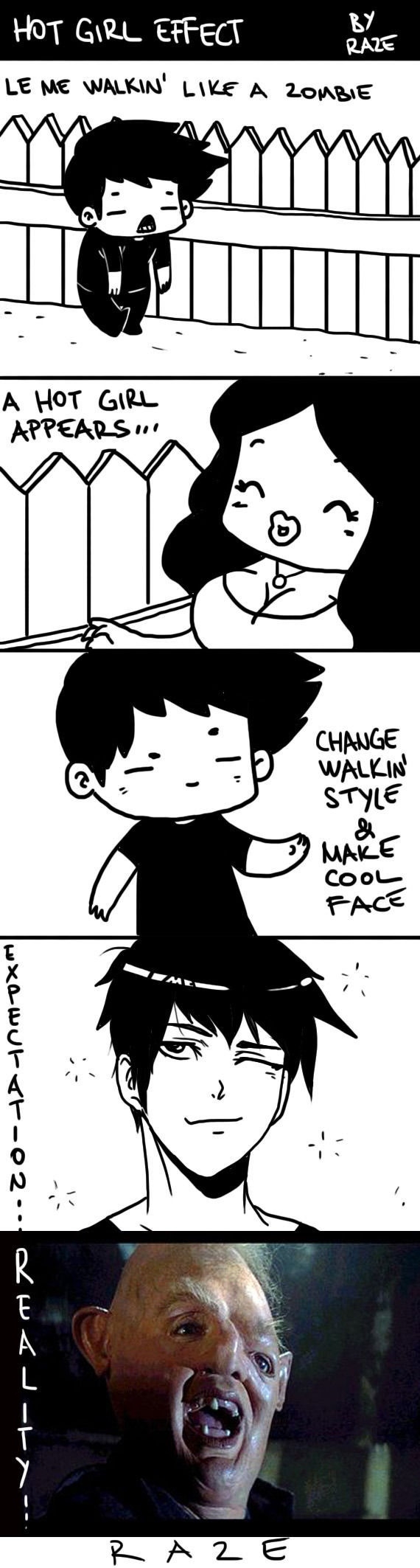 Hot girl effect