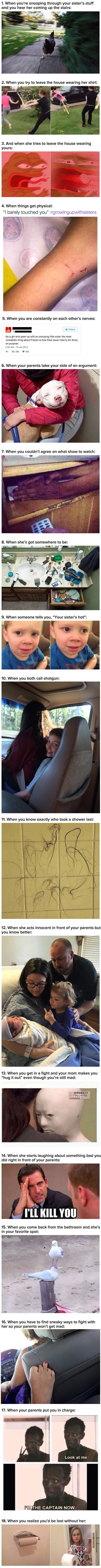 People with sisters will know
