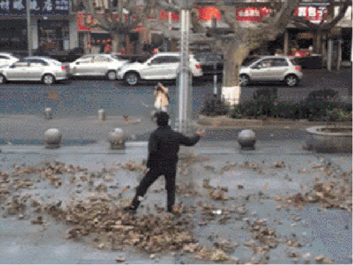Airbender in training