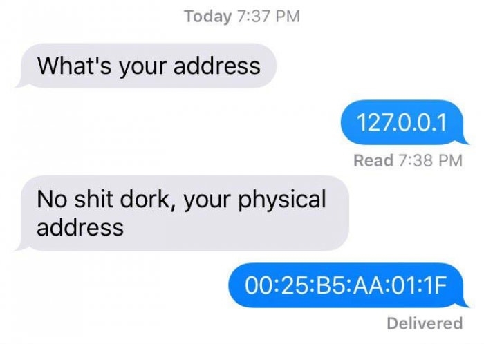 Physical address