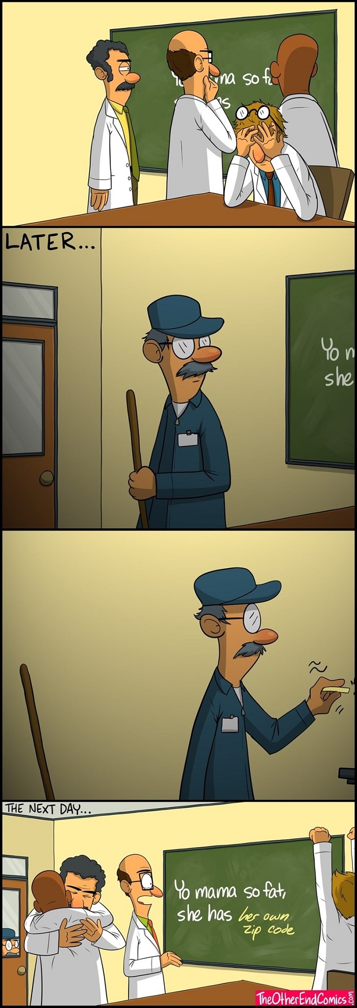 That janitor has a gift