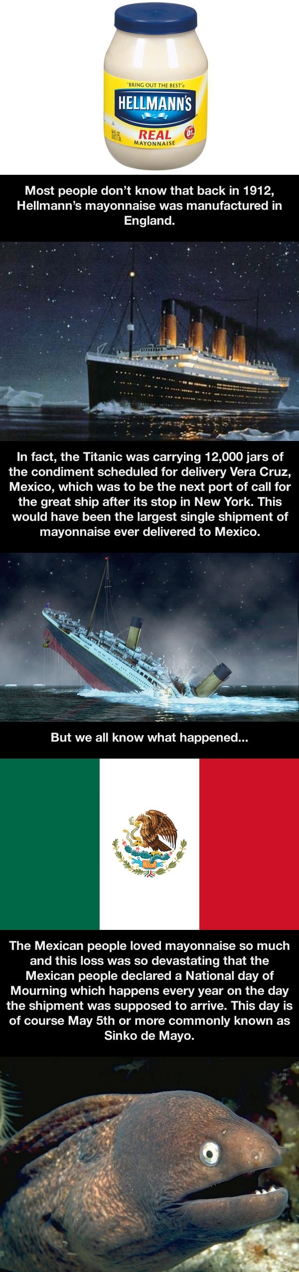 A fact about the Titanic