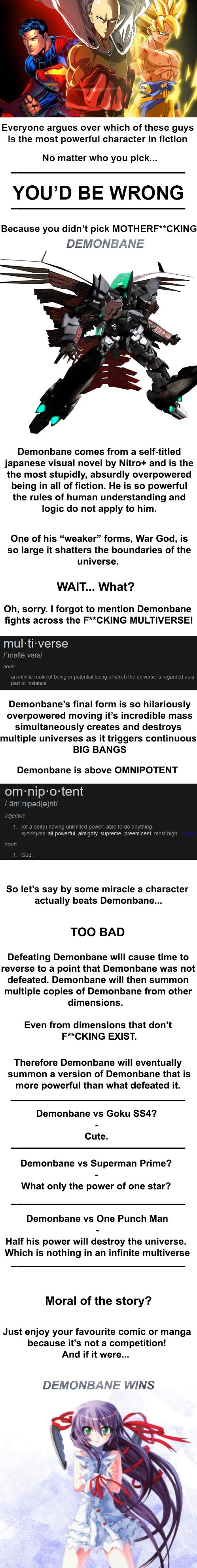 Let's end this argument