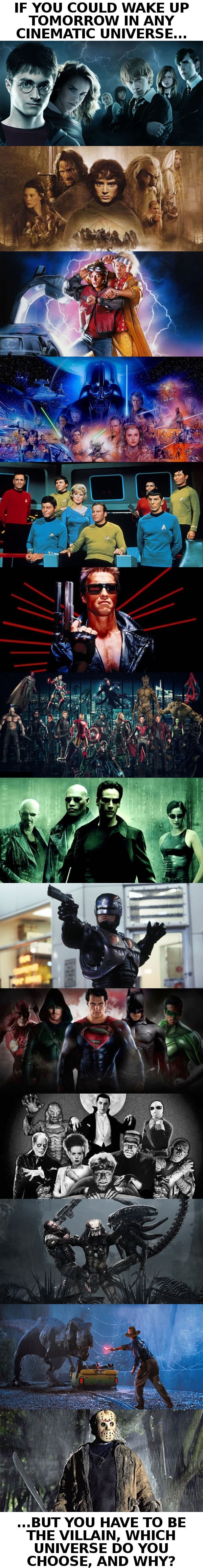 Choose your universe