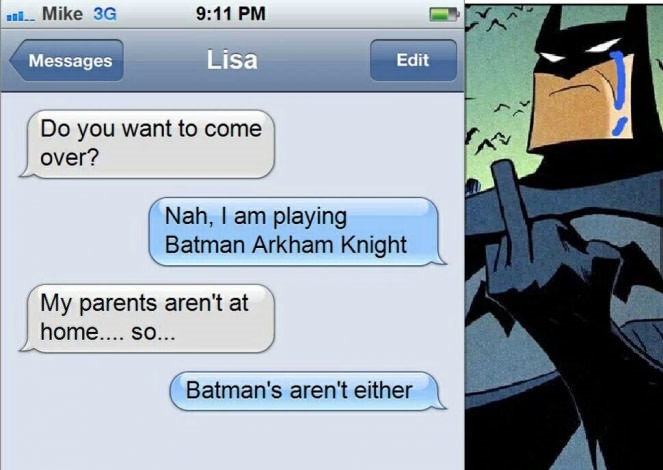 Sorry Batman..