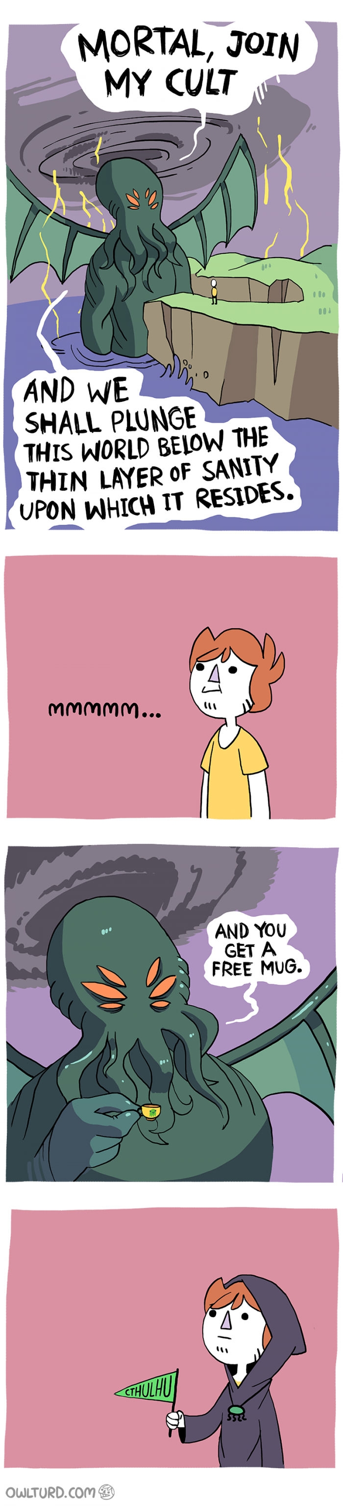 Cthulhu's playing hardball