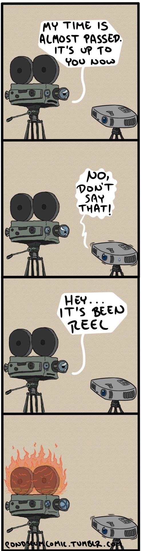 I'm gone but my puns live