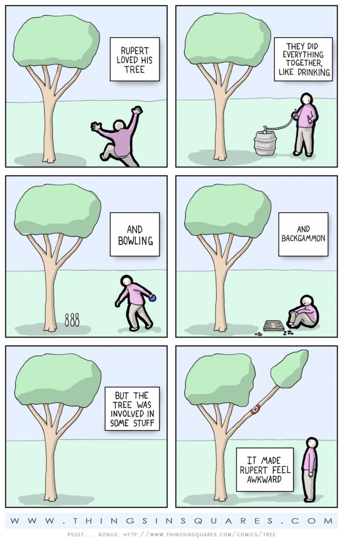 Do you not see tree?