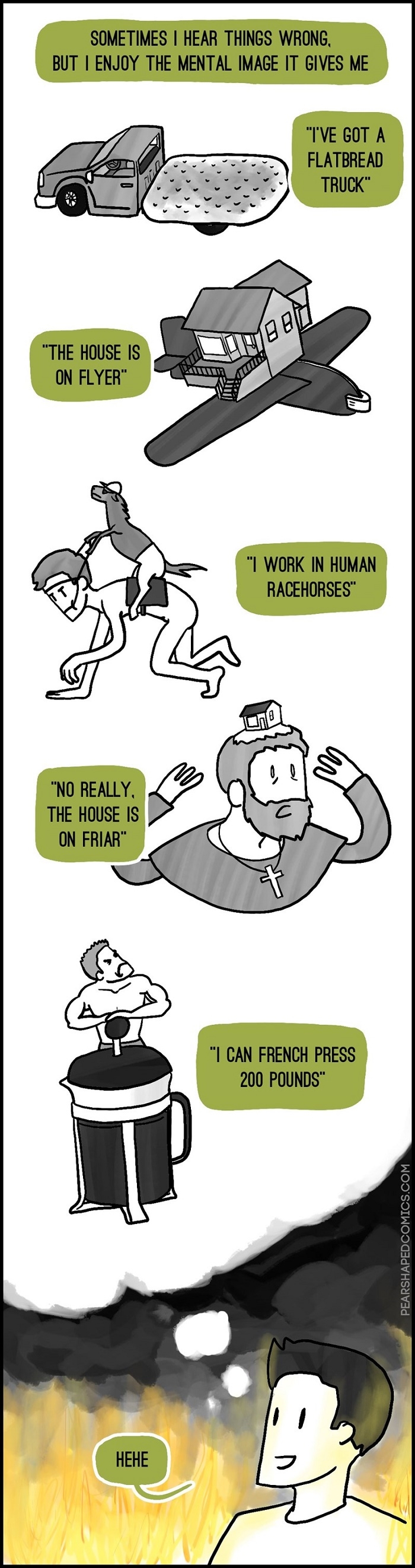 Hurry, get out of hair!