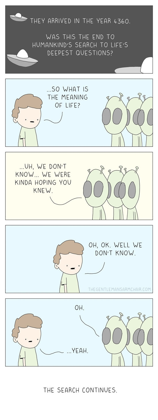 Our deepest questions