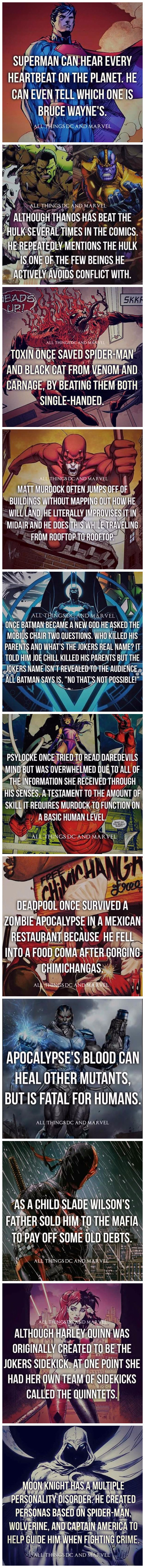 Superhero facts pt.1