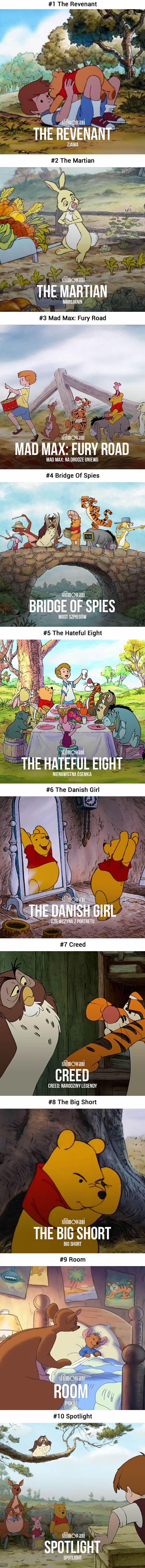 Winnie Pooh recreations