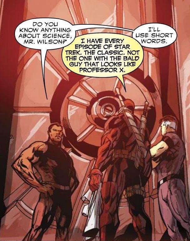 Deadpool knows science