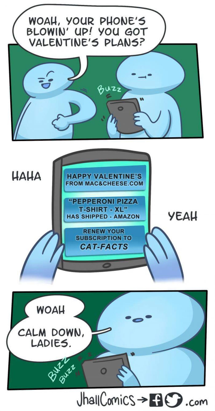 Comic with awkward guy