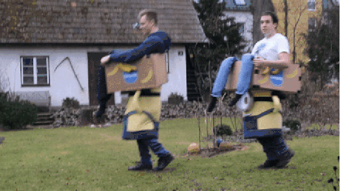 Just riding on our minions