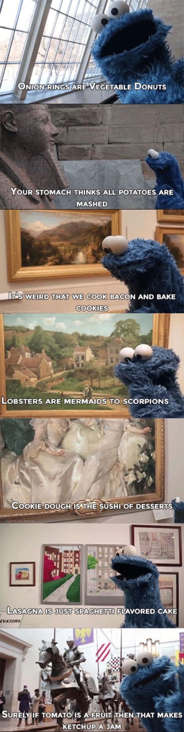 Cookie monster thoughts