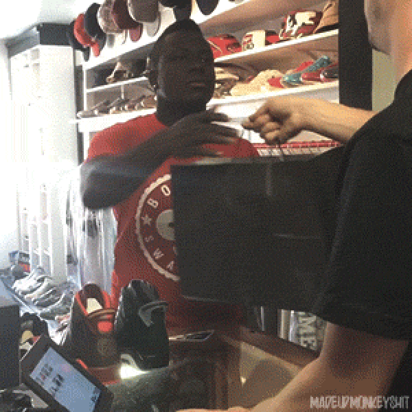 Buying new shoes