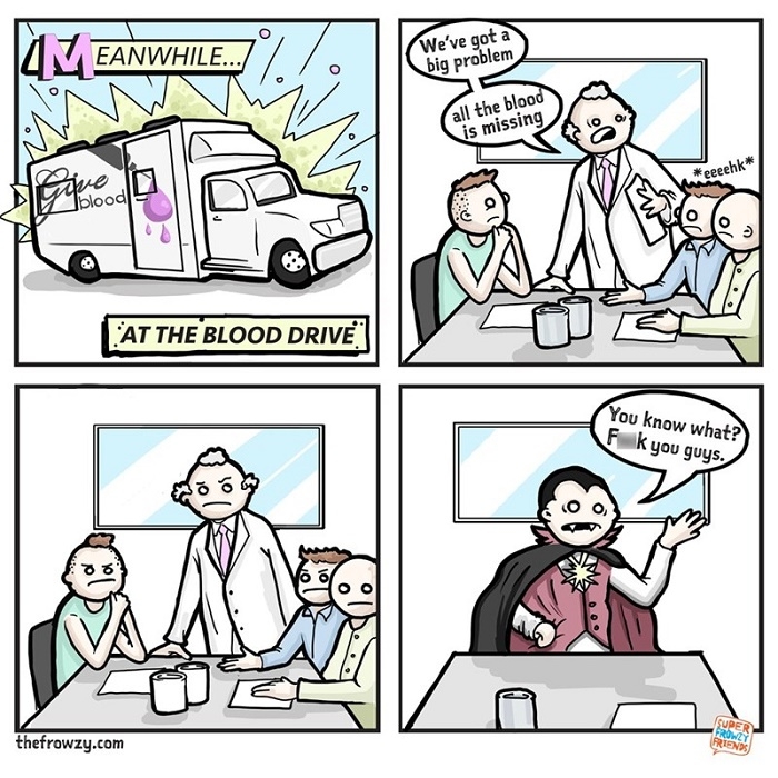 Sure, blame the vampire