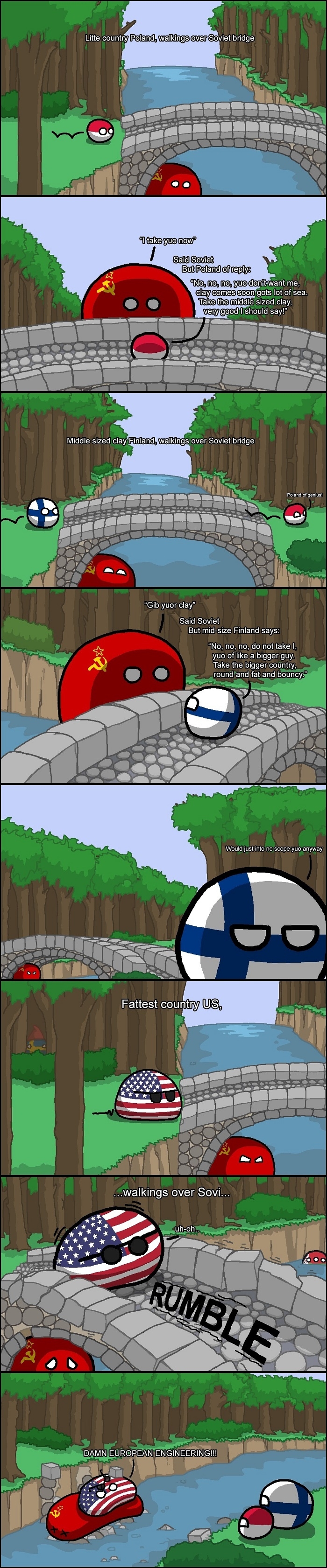 Three countryballs gruff