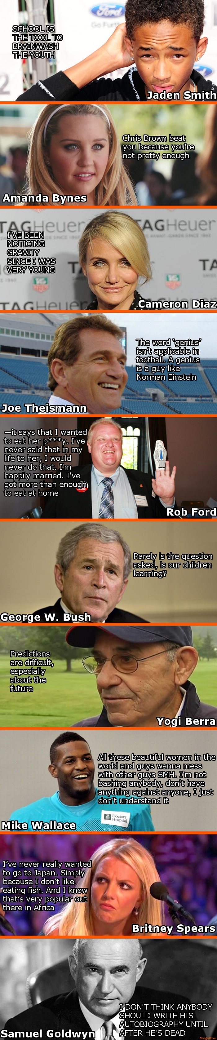 Things celebs have said