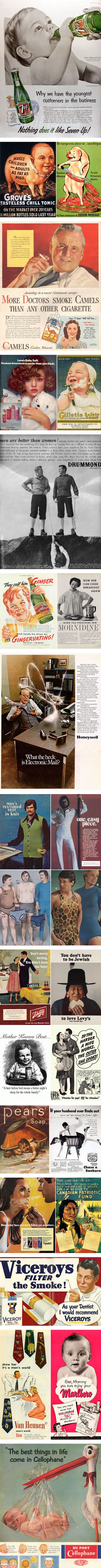 Weird vintage ads