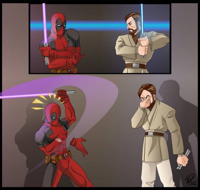 Deadpool being deadpool