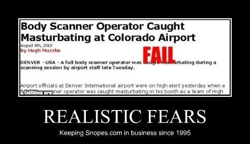 Realistic fears