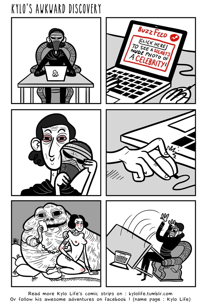 Kylo's awkward discovery