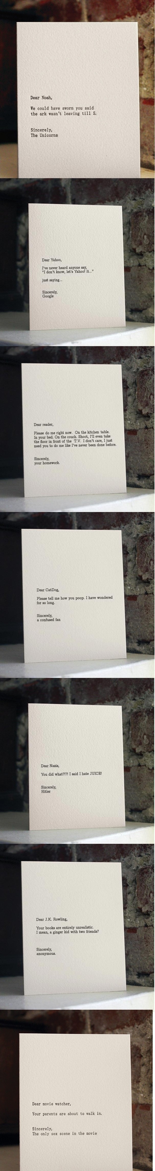 Epic Letters are Epic