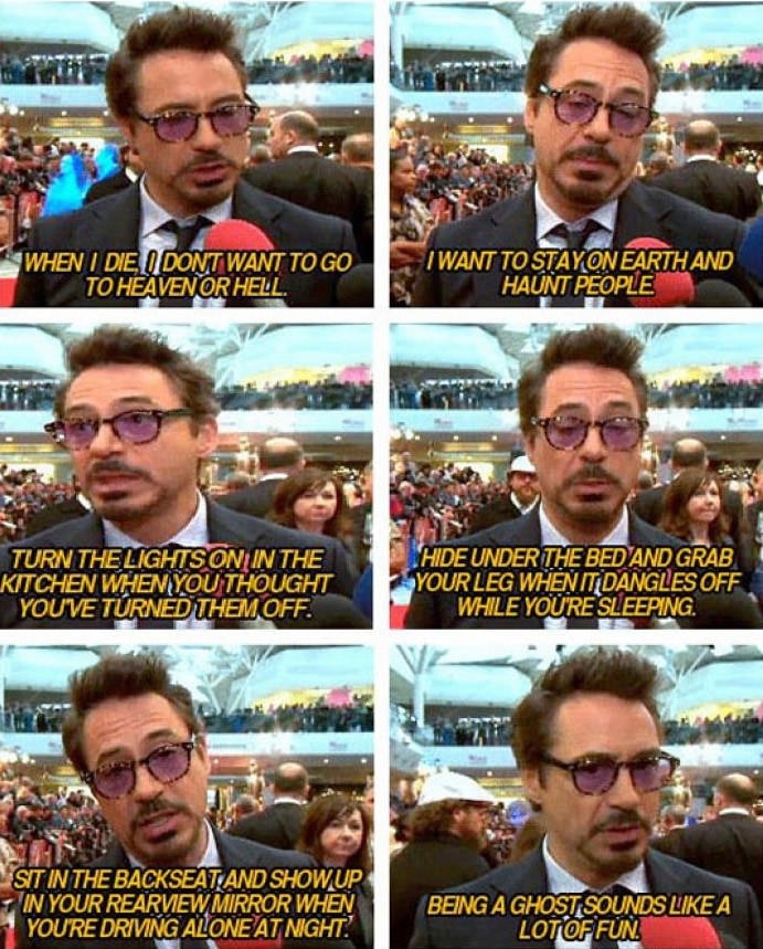 RDJ, you're my hero
