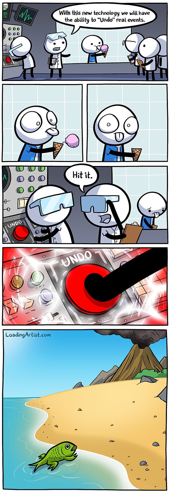 I'll just push that red button