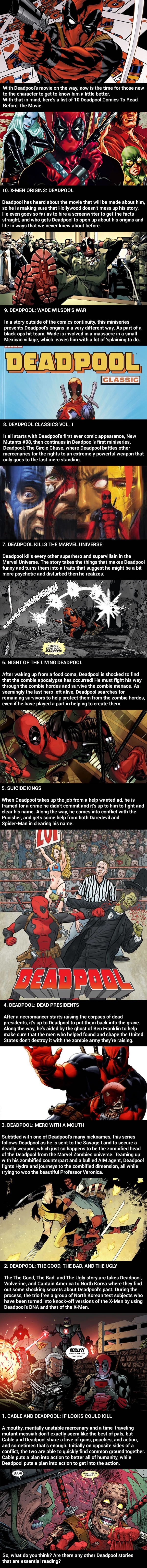 Deadpool comics