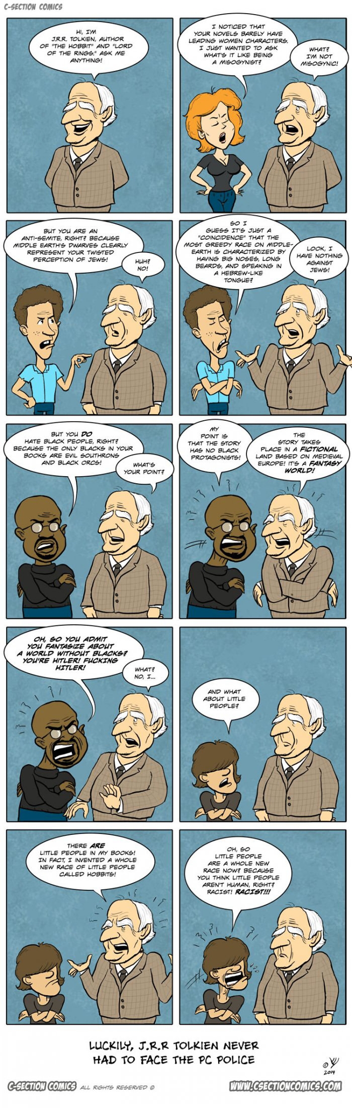 He was right about Hobbits