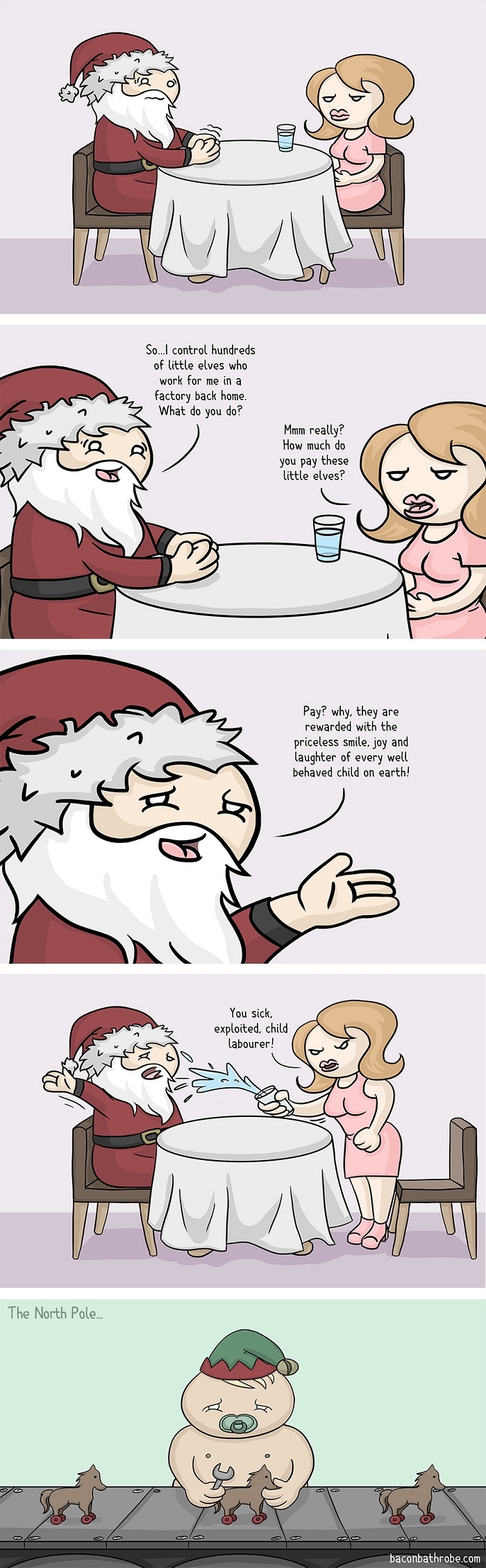 Santa goes on a date