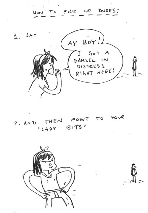 How to pick up dudes