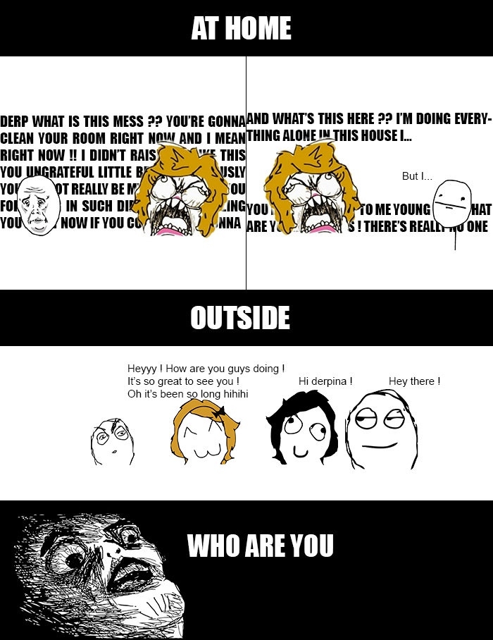 Mom's double personality