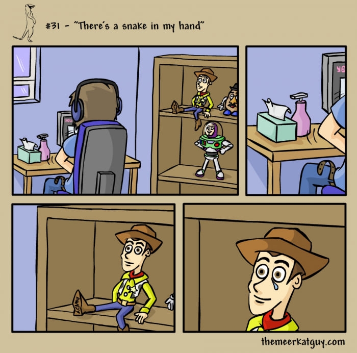 There's a snake in my hand