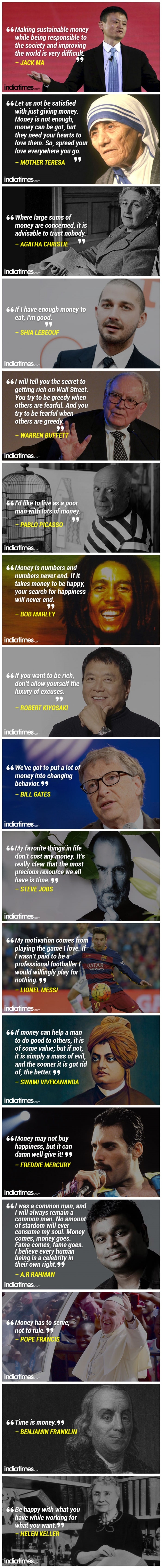 Quotes by the greats